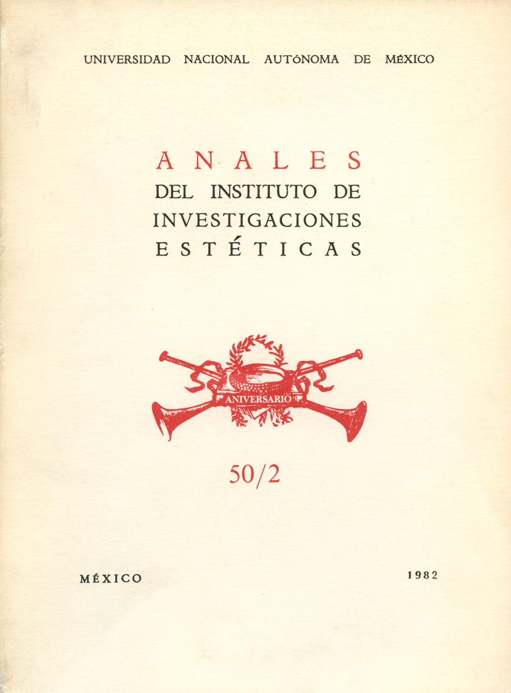 Portada Anales Número 50-2