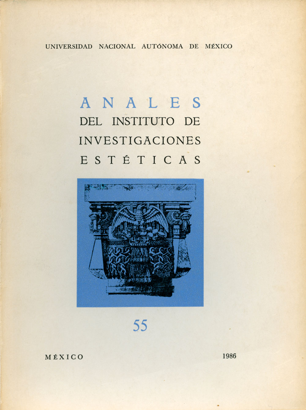 Portada Anales Número 55